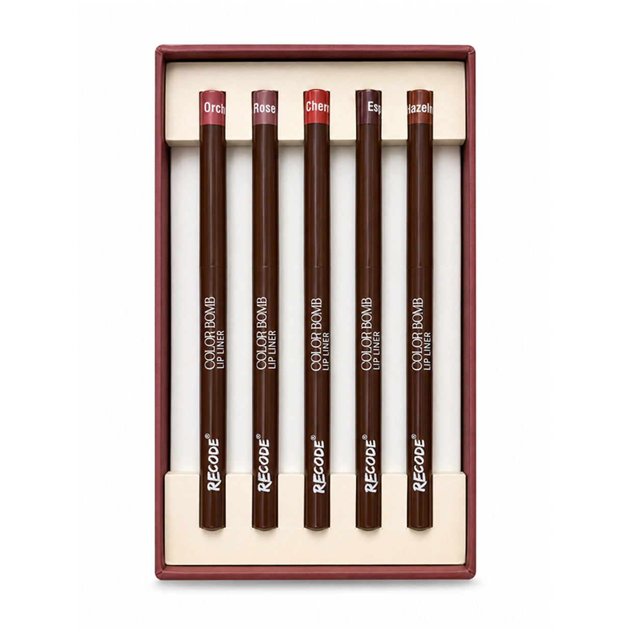 Recode Color Bomb Lip Liner Set of 5( 5 X 0.3 G)