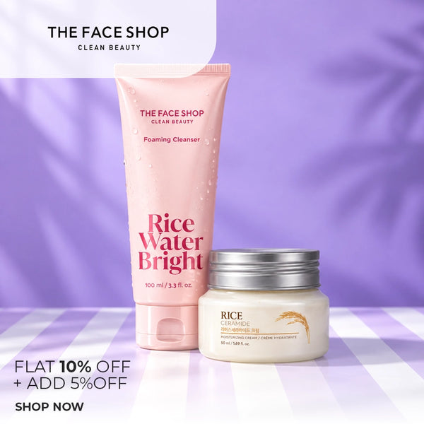 The Face Shop Festive Sale offer banner, flat 20% off
