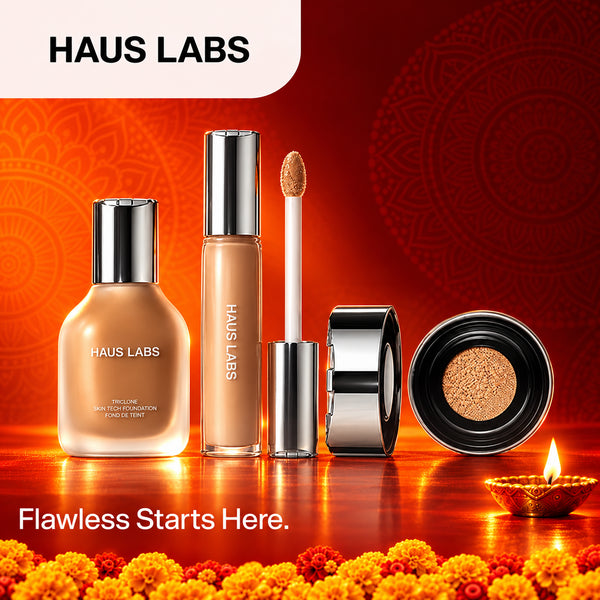 Haus Labs Festive Sale offer banner, up to 20% off
