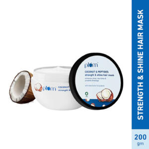 PLUM COCONUT & PEPTIDES STRENGTH & SHINE HAIR MASK 200G