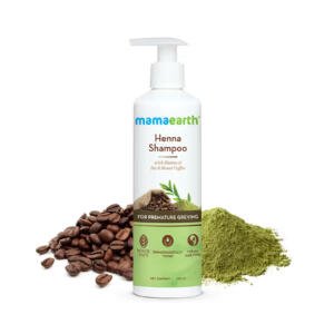 Mamaearth Henna Shampoo For Premature Greying 250 Ml
