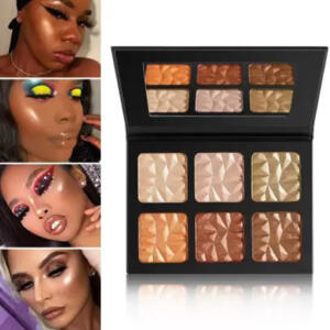 DELANCI BRONZER & HIGHLIGHTER PALETTE 6*4.2G