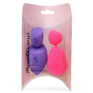BEAUTILICIOUS FLAWLESS BEAUTY BLENDER SET OF 2 BIG 2 MINI