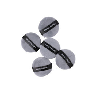 IMPACT BEAUTY FINGER ROUND PUFF 5PCS SET -GRAY