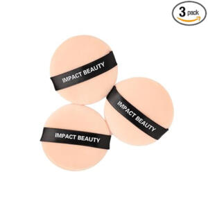 IMPACT BEAUTY FINGER MAKEUP ROUND PUFF 3PCS