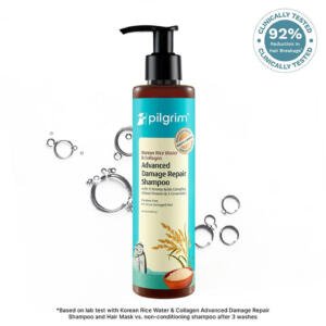 Pilgrim Korean Rice Water Collagen Advanced Damage Repair Shampoo