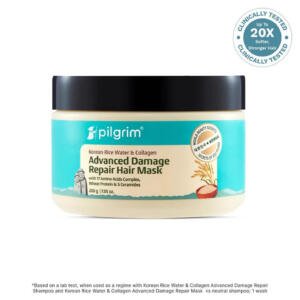 Pilgrim Korean Rice Water & Collagen Advanced Damage Repair Hair Mask 200G
