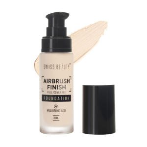 Swiss Beauty Airbrush Finish Full Coverage Foundation 30ML