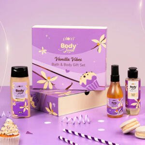 Plum BodyLovin Vanilla Vibes Bath & Body Gift Set 300ML