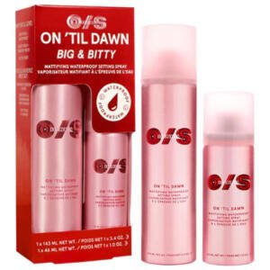 One Size On Til Dawn Big + Bitty Mattifying Waterproof Setting Spray 46ML + 143ML