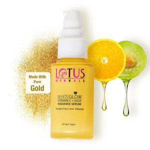 Lotus Herbals Whiteglow Vitamin-C + Gold Radiance Serum 30Ml