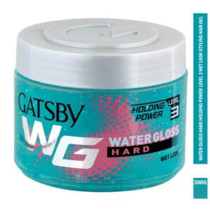 Gatsby Water Gloss Hard Holding Power Level 3 Wet Look Styling Hair Gel
