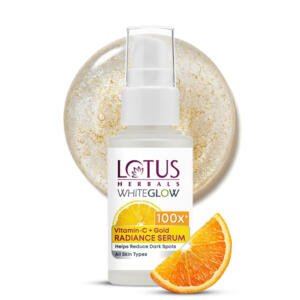 Lotus Herbals Whiteglow Vitamin C + Gold Radiance Face Serum 30Ml