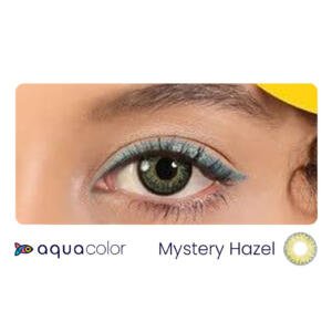 Aqua Color Contact Lenses MYSTERY HAZEL